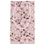Kirschblüten-Blumen-Muster Kleine Geschenktüte (Vorderseite)