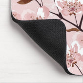 Kirschblüten-Blumen-Muster Mousepad (Ecke)