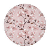 Kirschblüten-Blumen-Muster Schneidebrett (Vorderseite)