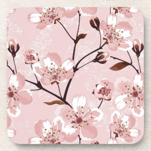 Kirschblüten-Blumen-Muster Untersetzer