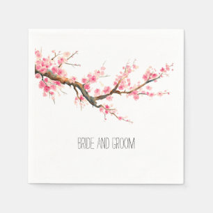 Kirschblüten-Blumen Serviette