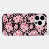 Kirschblüten-Blumenmuster-Design iPhone Hülle (Rückseite (Horizontal))