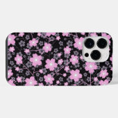 Kirschblüten-Blumenmuster-Design iPhone Hülle (Rückseite (Horizontal))