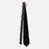 Kirschblüten-Blumenmuster  Krawatte (Rückseite)