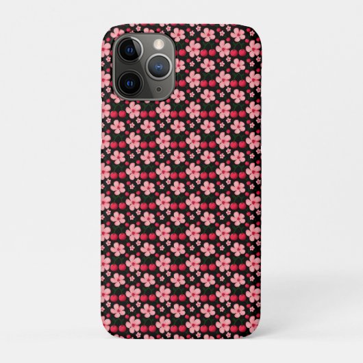 Kirschblüten-Blumenmuster, rosa Blüten Case-Mate iPhone Hülle (Rückseite)