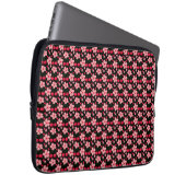 Kirschblüten-Blumenmuster, rosa Blüten Laptopschutzhülle (Vorne Rechts)