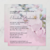 Kirschblüten-Brautparty Einladung (Vorne/Hinten)