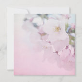 Kirschblüten-Brautparty Einladung (Rückseite)