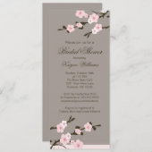 Kirschblüten-Brautparty-Einladung Einladung (Vorne/Hinten)