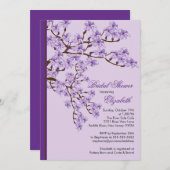 Kirschblüten-Brautparty-Einladung Einladung (Vorne/Hinten)