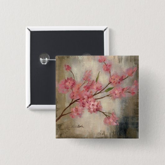 Kirschblüten Button (Vorne & Hinten)