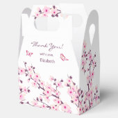 Kirschblüten-Dankeschön-Box Geschenkschachtel (Geöffnet)