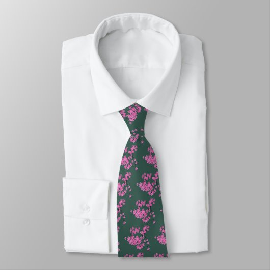 Kirschblüten-Design - Krawatte (Gebunden)
