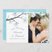 Kirschblüten, die das Datum speichern Save The Date (Vorne/Hinten)