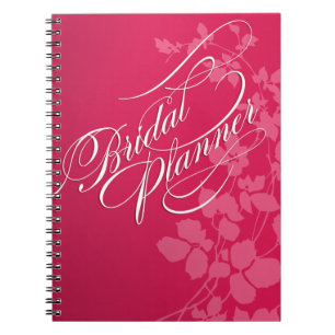 Kirschblüten, die Planer fuschia   Rosa Wedding Notizblock