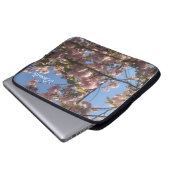 Kirschblüten-Elektronik-Tasche Laptopschutzhülle (Vorne Knopf)