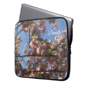 Kirschblüten-Elektronik-Tasche Laptopschutzhülle (Vorderseite Links)