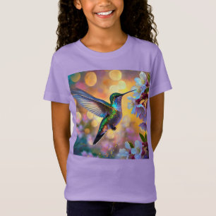Kirschblüten-Fantasie-Kolibri T-Shirt
