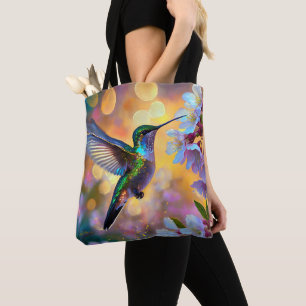 Kirschblüten-Fantasie-Kolibri Tasche