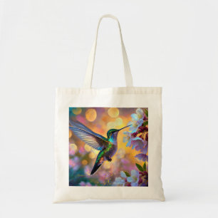 Kirschblüten-Fantasie-Kolibri Tragetasche
