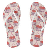Kirschblüten Flip Flops Badesandalen (Fußbett)