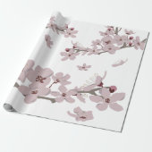 Kirschblüten Floating-Blume Geschenkpapier (Ungerollt)