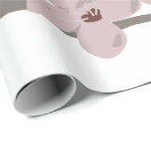 Kirschblüten Floating-Blume Geschenkpapier (Rolleneckpunkt)