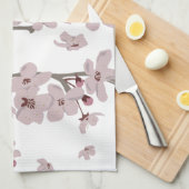 Kirschblüten Floating-Blume Geschirrtuch (Viertel Falte)