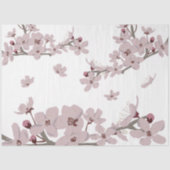 Kirschblüten Floating-Blume Seidenpapier (Vorderseite)