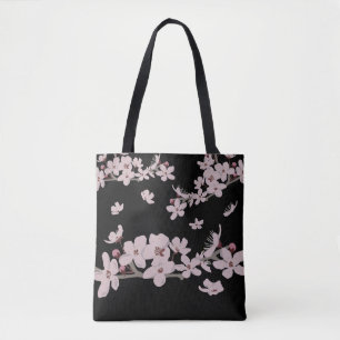 Kirschblüten Floating-Blume Tasche