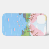 Kirschblüten Flusslandschaft iPhone-Hülle Case-Mate iPhone Hülle (Rückseite (Horizontal))