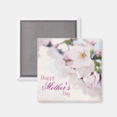 Kirschblüten Frohen Muttertag Magnet (Vorderseite/Rückseite)