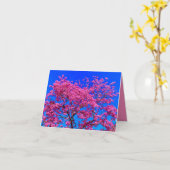 Kirschblüten-Frühlingskarte Karte (Gelbe Blume)