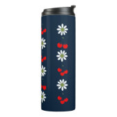 Kirschblüten & Gänseblümchen Thermosbecher (Nach links gedreht)