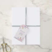 Kirschblüten-Garten-Brautparty Geschenkanhänger (Mit Garn)