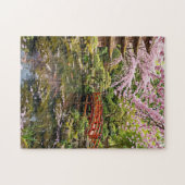 Kirschblüten Garten Puzzle (Horizontal)