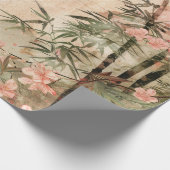 Kirschblüten-Gartenszene (1) Geschenkpapier (Ecke)