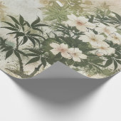 Kirschblüten-Gartenszene (6) Geschenkpapier (Ecke)