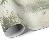 Kirschblüten-Gartenszene (6) Geschenkpapier (Rolleneckpunkt)