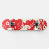Kirschblüten-Geisha II Skateboard (Horizontal)