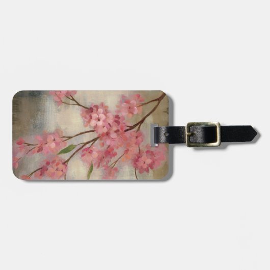 Kirschblüten Gepäckanhänger (Vorderseite horizontal)