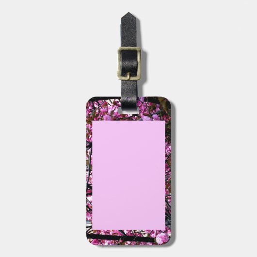  Kirschblüten Gepäckanhänger (Vorderseite vertikal)