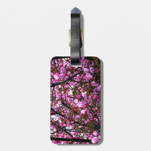  Kirschblüten Gepäckanhänger (Rückseite vertikal)