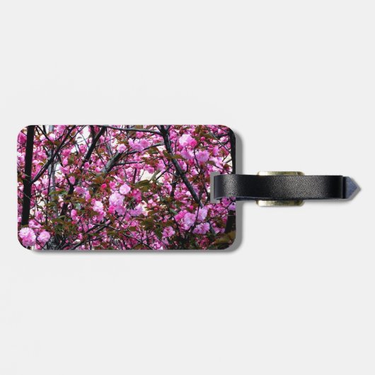  Kirschblüten Gepäckanhänger (Rückseite horizontal)