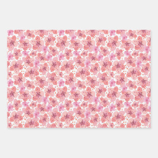 Kirschblüten Geschenkpapier Set