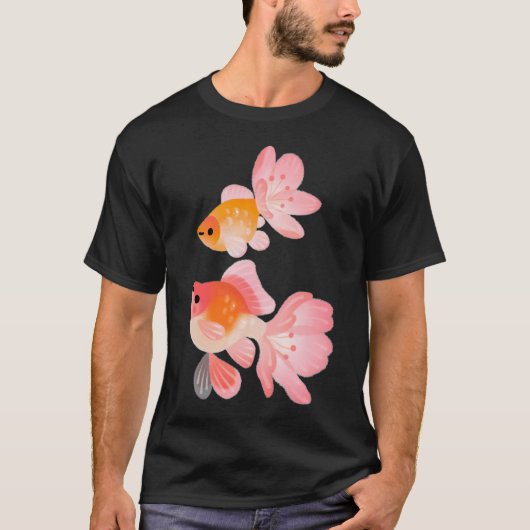 Kirschblüten-Goldfisch 1 T-Shirt (Vorderseite)