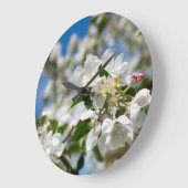 Kirschblüten. Große Wanduhr (Winkel)