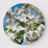 Kirschblüten. Große Wanduhr (Vorderseite)