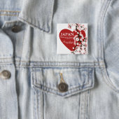 KIRSCHblüten-HERZ Button (Beispiel)