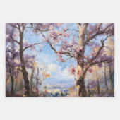 Kirschblüten-Himmel-Geschenkpapier Geschenkpapier Set (Vorderseite 3)
